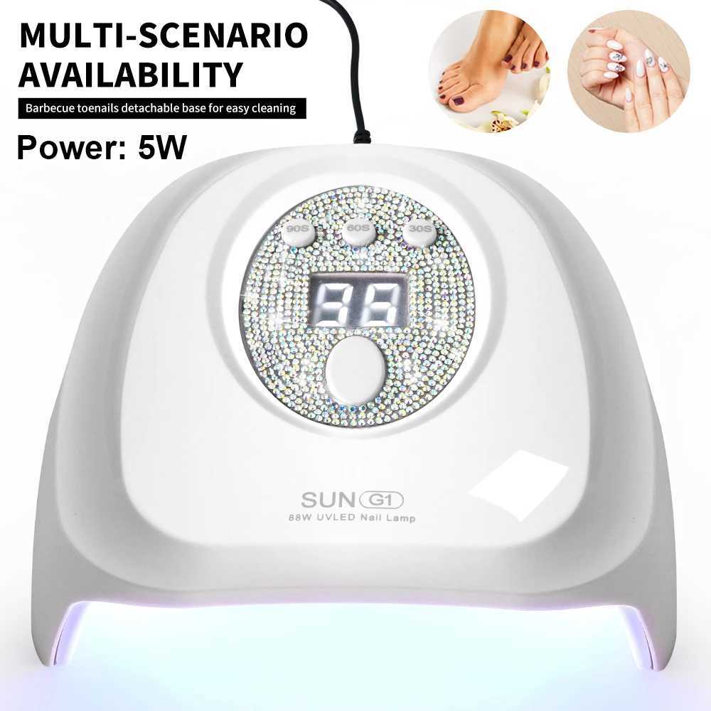 Nail UVLED Dryer Lamp with 24 LEDS Quick Drying Nails Light Have 3 Timer Modes LCD Display for Manicure Salon Acrylic Gel Tools J251115