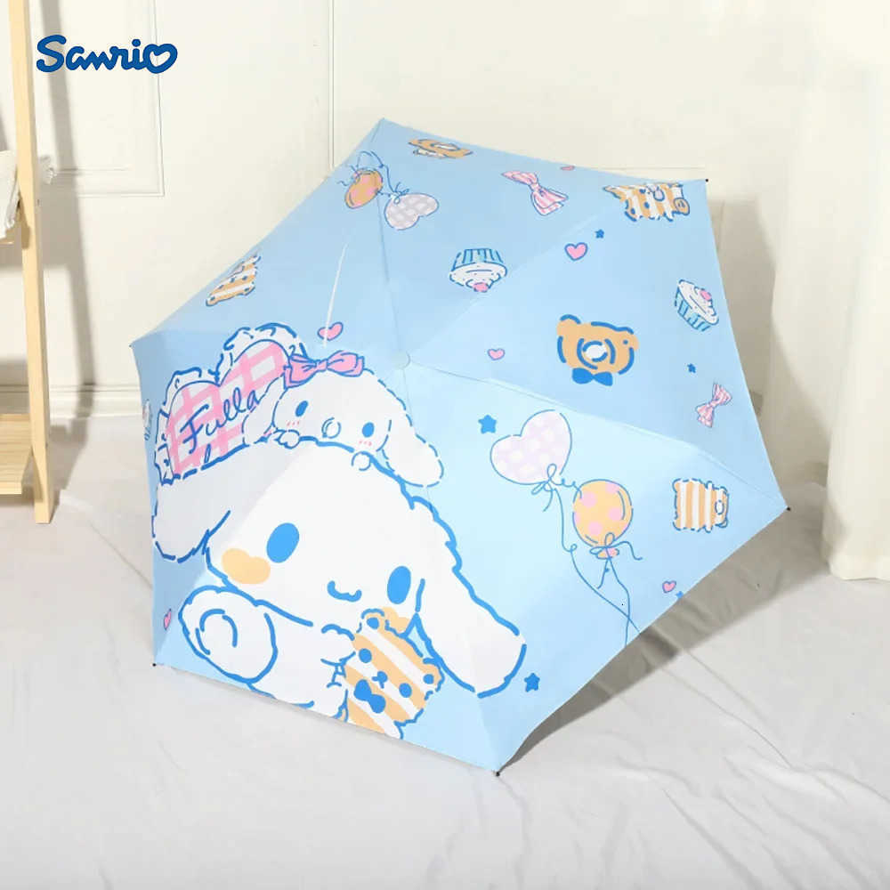 Sanrio Sanrio Cinnamoroll Umbrella Sunscreen UV Protection Parasol Womens Fully Automatic Sunny Rainy Foldable Umbrella Sunshade Gifts L251029