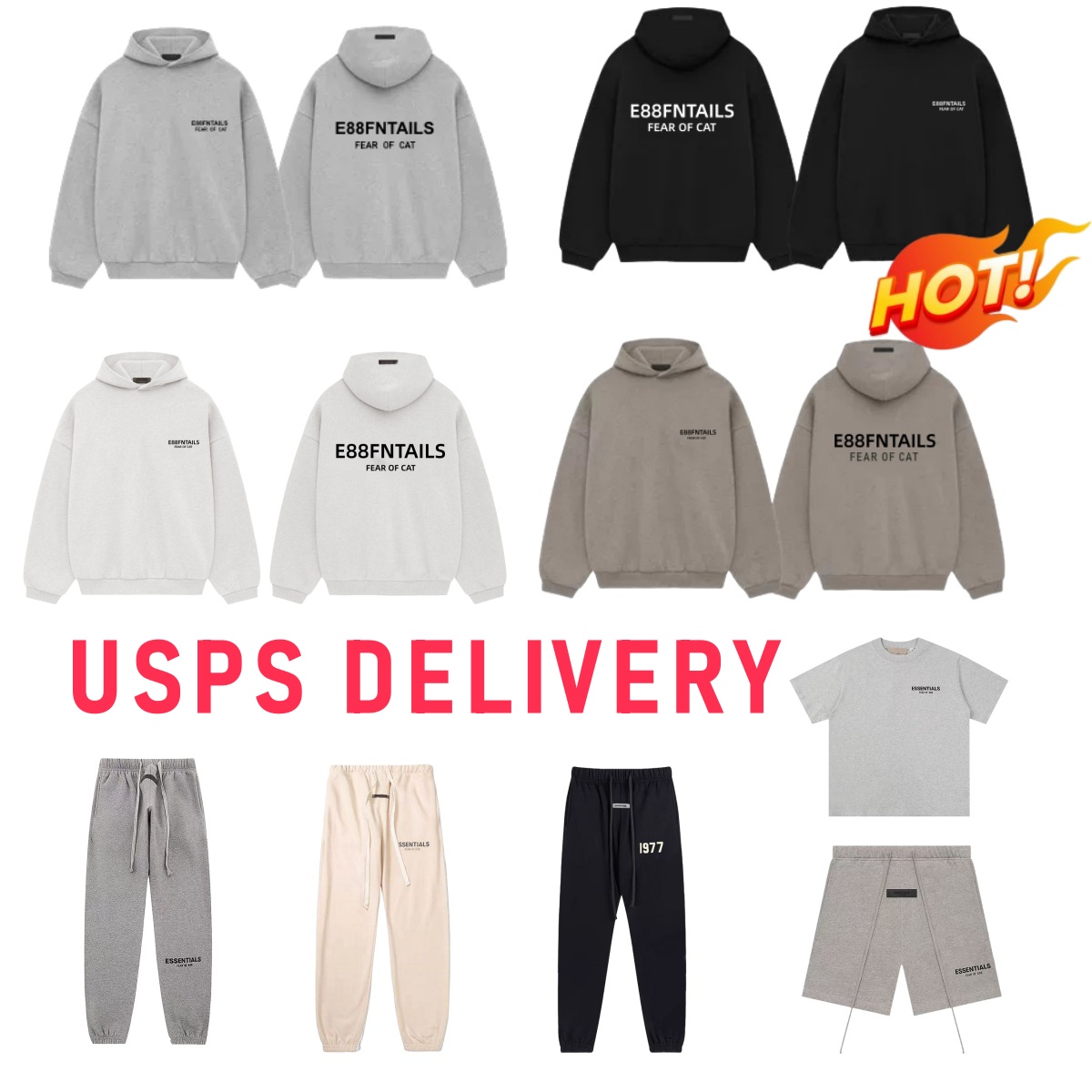 mens essentialsasas designer hoodie designer letter hoodie clothes sweatpants hoodie sweatshirts hoodie fashion casual loose cotton long sleeve pullovers
