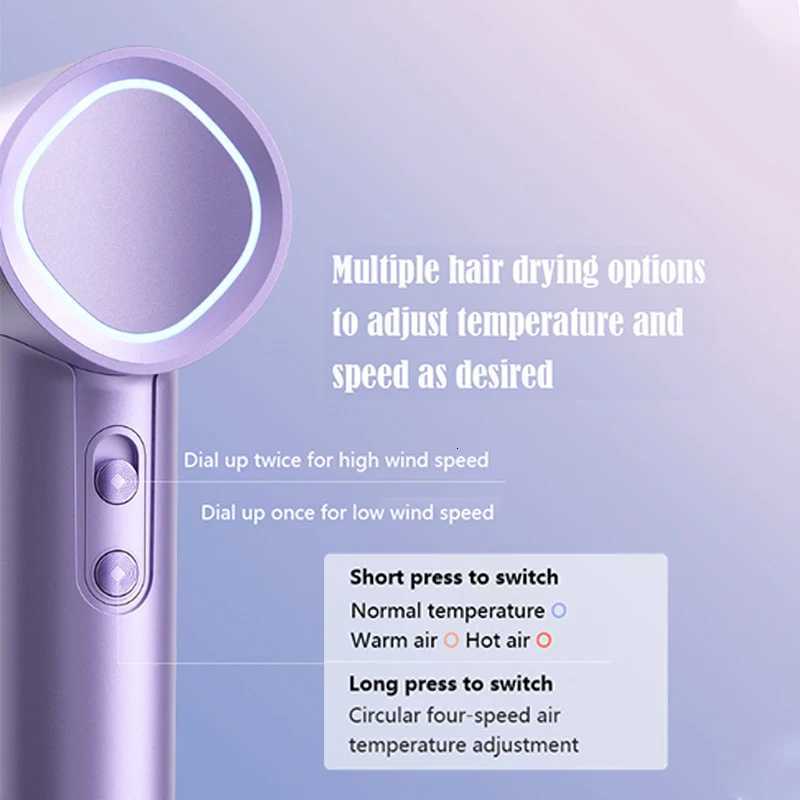 KONKA Hair Dryer HighSpeed Electric Turbine Airflow Low Noise Constant Temperature And Quick Drying Suitable For Home Salon W251029