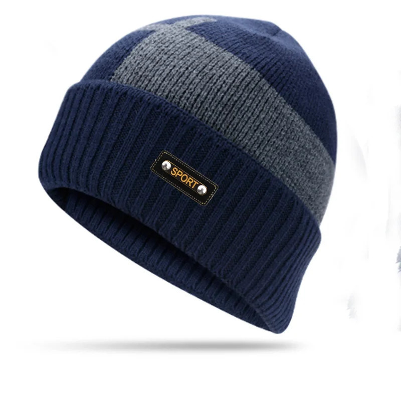 Winter Beanie Hats Scarf Set Warm Knit Hat Skull Cap Neck Warmer with Thick Fleece Lined and for Men Women 251013