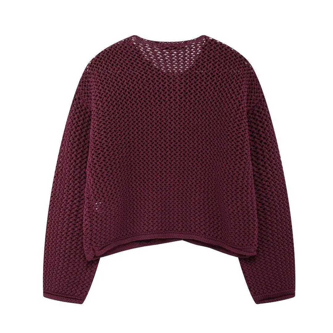 MUJER 2025 Knitted Cropped Cardigans Women Autumn Knitwears Short Sweaters for Women Button Womens Sweater Long Sleeve Cardigan J251029