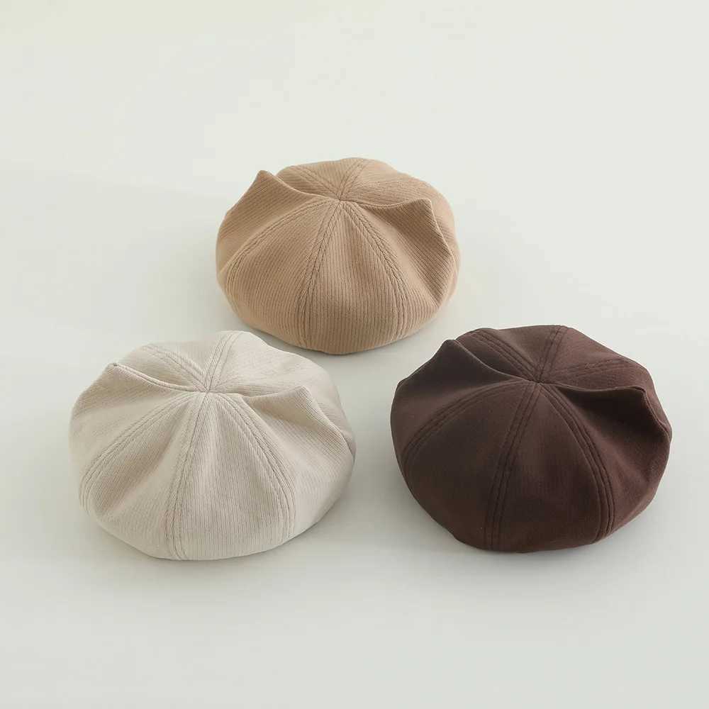 Toddler Girl Cute Cat Ears Beret Hats French Style Kids Boys Autumn Winter Warm Artist Hats Classic Caps251028