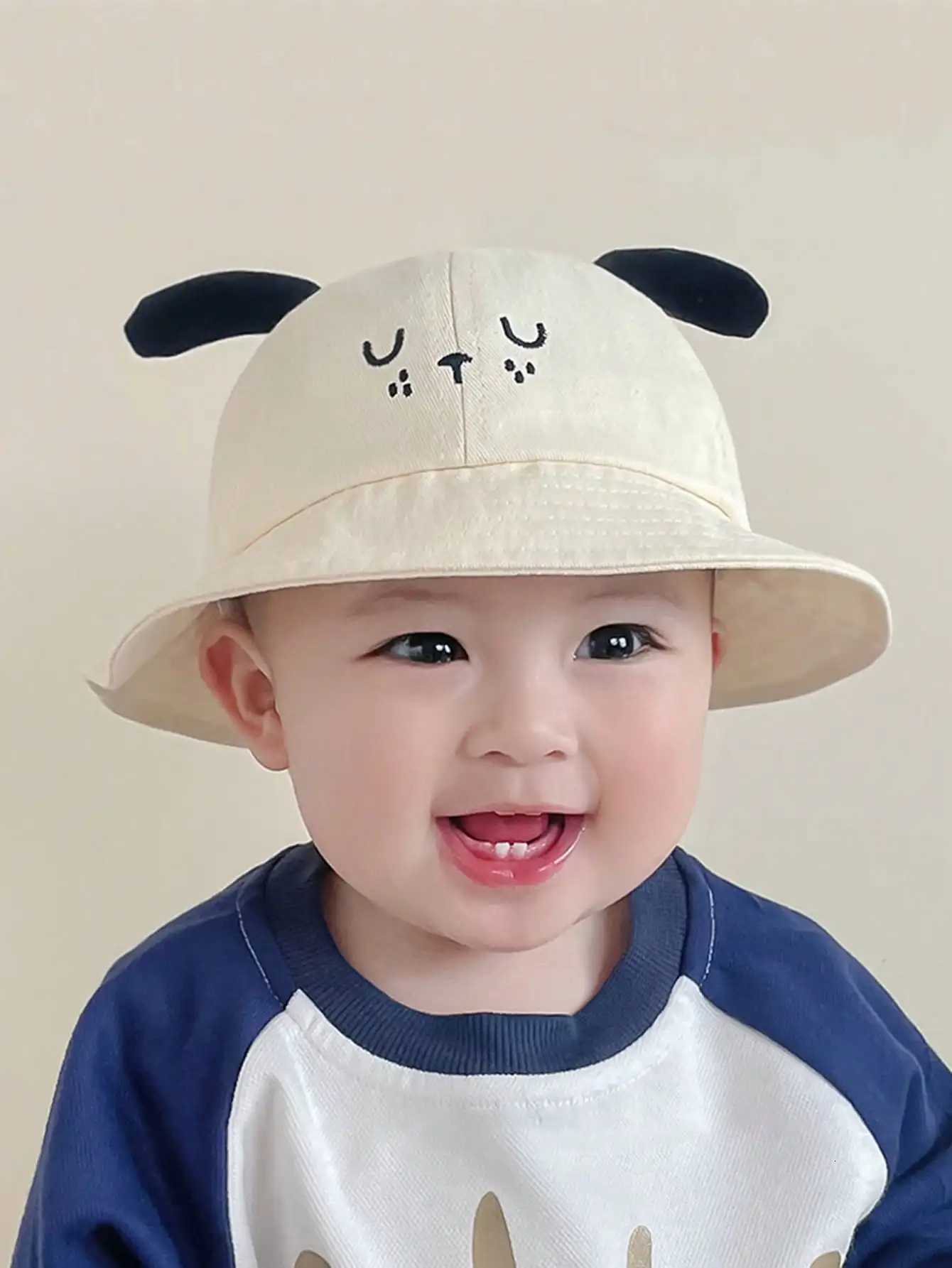 Baby hats Thin cute and super adorable Fisherman hats for sun protection and sun protection Baby basin hats for autumn251028