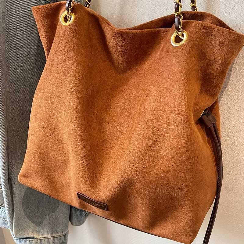 Suede Leather Large Capacity Commuting Womens Tote Bag Luxury Women Shoulder Crossbody Bags Designer Female Handbags Sac A Main W251029