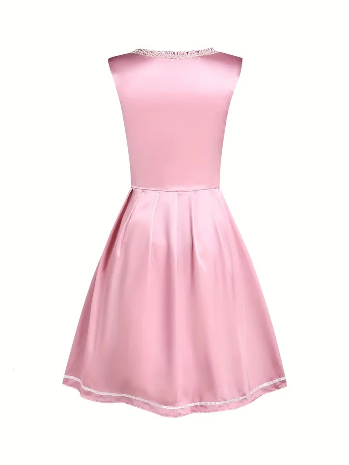 European and American fashion womens Oktoberfest clothing set with lace flowers casual top midi dress 3piece 251016