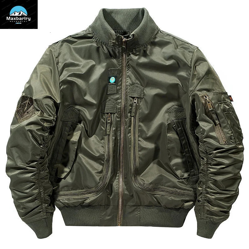Ma1 MA1 Functional Bomber Jacket Mens Autumn Retro Oversized Baseball Suit Coat Clothing Short 251028