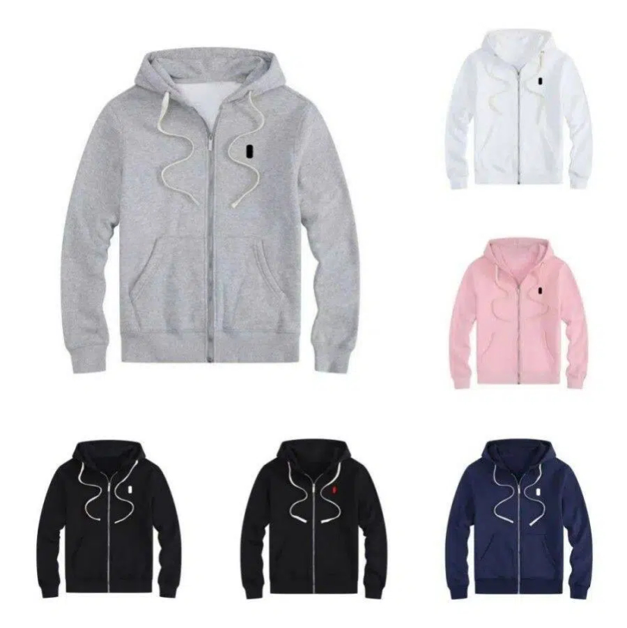 Polo Hoodie Mens Hoodies Ralf Luren Designer Hoodies Ralf Loren Tracksuit Set Pullover Cotton Horse Long Sleeve Casual Zip Up Sweatshirt Sweatsuit Set Oversizes 2XL