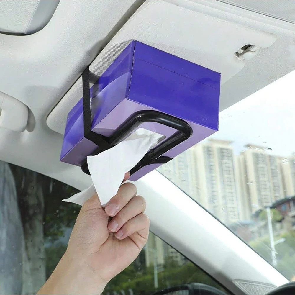 Car Paper Towel Organizer Make Your Car Interior Stylish Organized With This Creative Sunshade ClipOn Tissue Box 251029