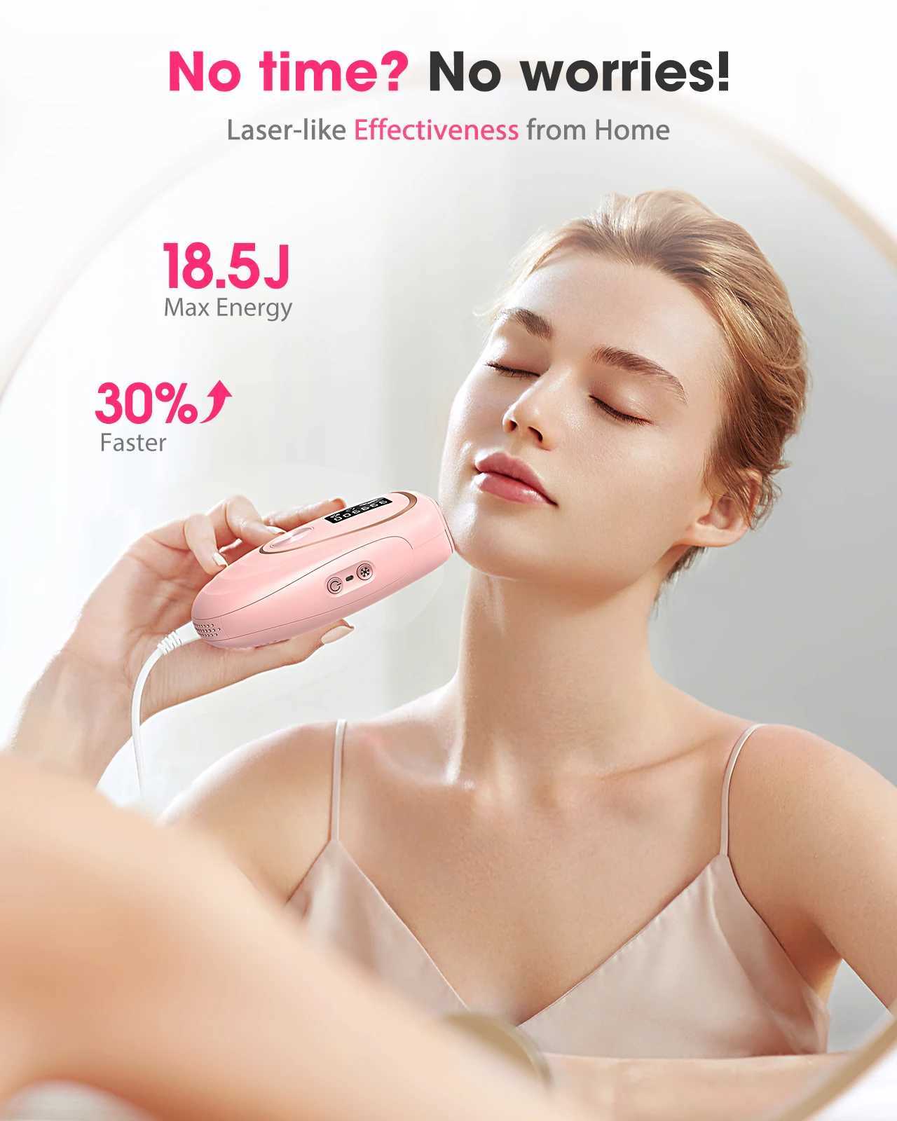 IPL Hair Laser Removal with Cooling Function Home Device 999900 Flashes 185j Pulsed Light Epilator for ArmpitsBodyMenWomen J251117