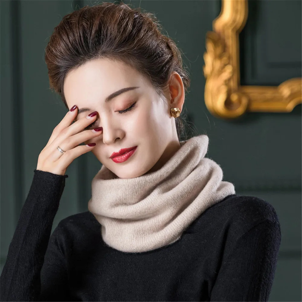 Fashion Winter Scarf For Women Children Boy girl Scarf Thickened Wool Collar Scarves Neck Scarf Cotton Unisex Drop 251021