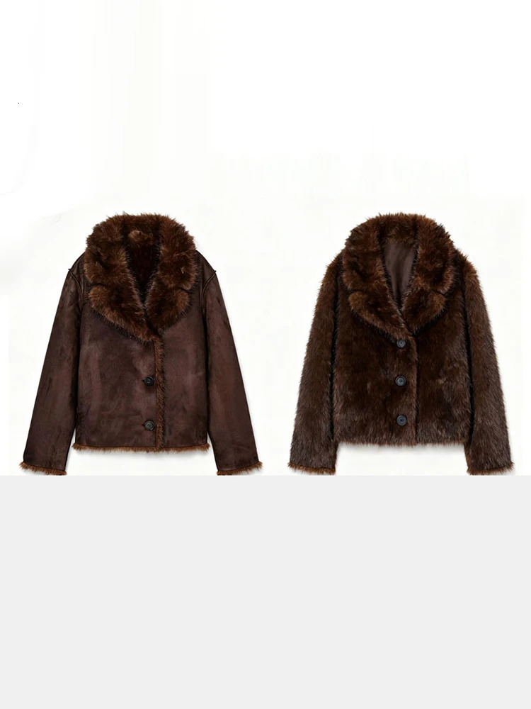 Fashion Womens Coat Turndown Collar Full Sleeve Single Breasted Doubleside Wearable Female Jacket 2025 Autumn Lady Jackets 251029