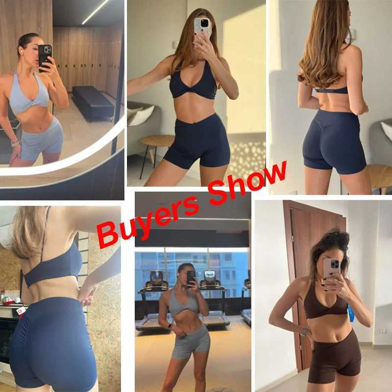 Butt Lifting Sports Set Shorts Gym Exercise Clothes Womens Yoga Suit For Fitness Short and Underwear Training Workout TracksuitXJ251029