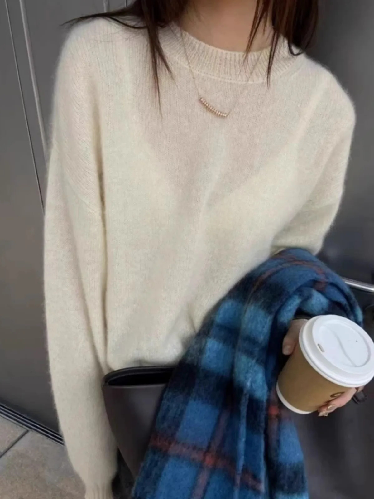 Highgrade turtleneck 100 pure cashmere sweater womens autumn and winter thick sweater loose wool knit 251029