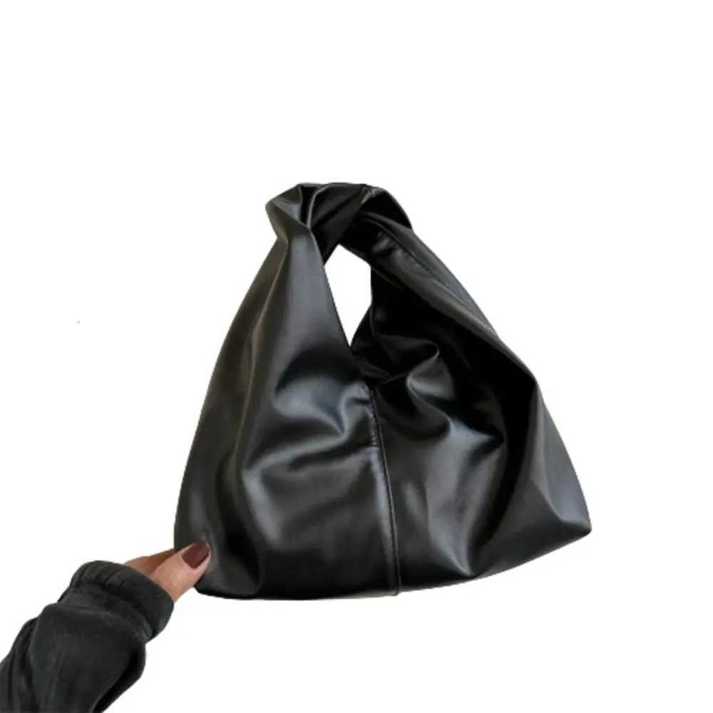 Korean Style Large Capacity Simple Pleated Handbag Square Soft Wen Tote Bag Durable Solid Color Singleshoder Bag Wen1 D251029