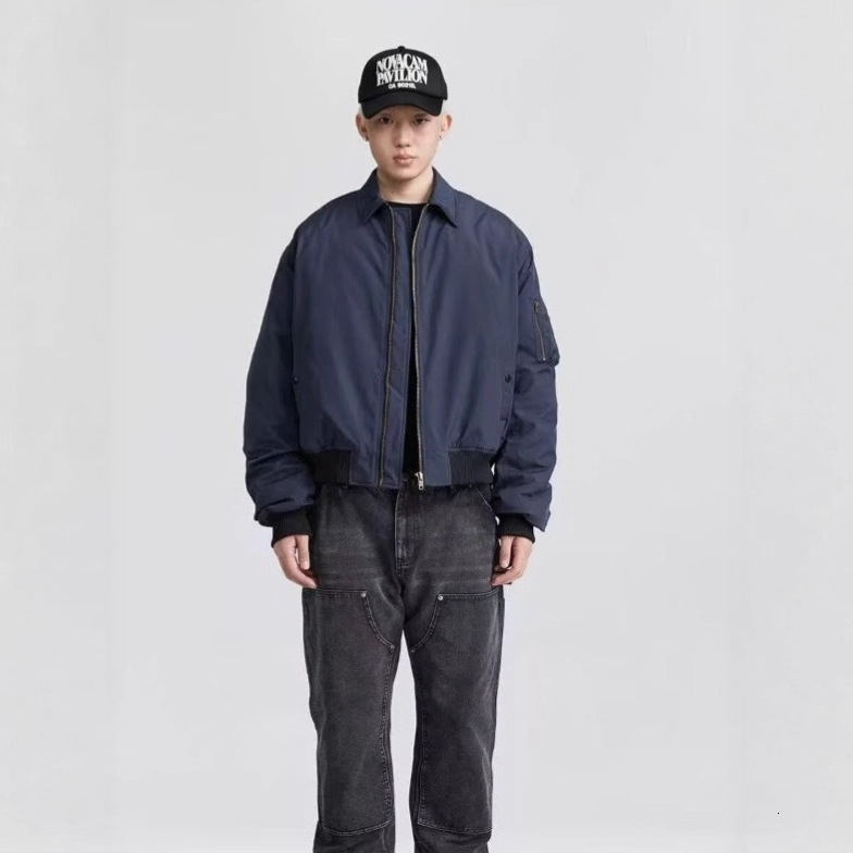 American Style Vibe Designer Jacket Lapel Flight Jacket Men's Baseball Jacket Autumn Trendy Brand Casual Versatile Workwear Short Jacket