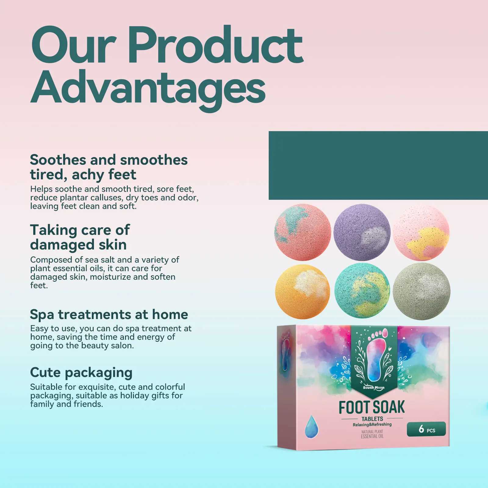 Lavender Foot Bath Ball Bubble SPA Long Lasting Fragrance Relaxing Scent Repair Dryness Deep Clean Body Stress Relief Bath Balls L251029