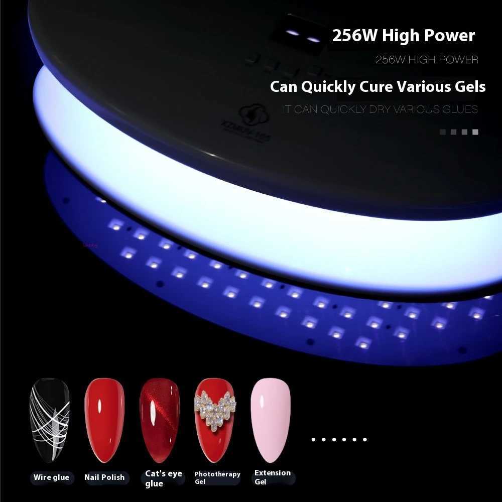 256W UV LED Nail Lamp Gel Nail Dryer Professional Fast Curing 96 LED Light for Manicure Pedicure Nail Art Polish Tool J251115