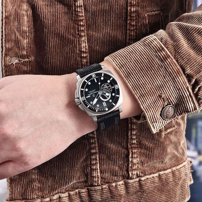 PAGANI DESIGN Automatic Mechanical Stainless Steel Luminous Waterproof Men's Watch PD-1736