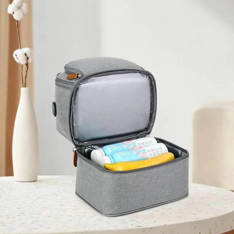 Large Capacity Portable Lunch Bag Picnic School Food Lunch Bag Insulation Material Fresh Cooler Handbag with Lunch Bag 251029