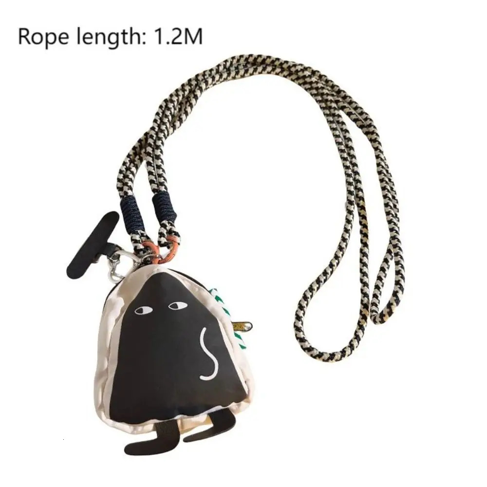 Korea Cute Cartoon Funny Coin Purse Wallet Phone Short Lanyard Strap Phone Bracelet AntiLost Lanyard Jewelry Woman 251029
