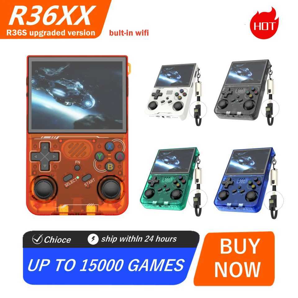 2025 R36S New Upgraded R36XX Handheld Game Console with WIFI Connectivity 35inch Sn Builtin 15000 Games A Great Gift C251029