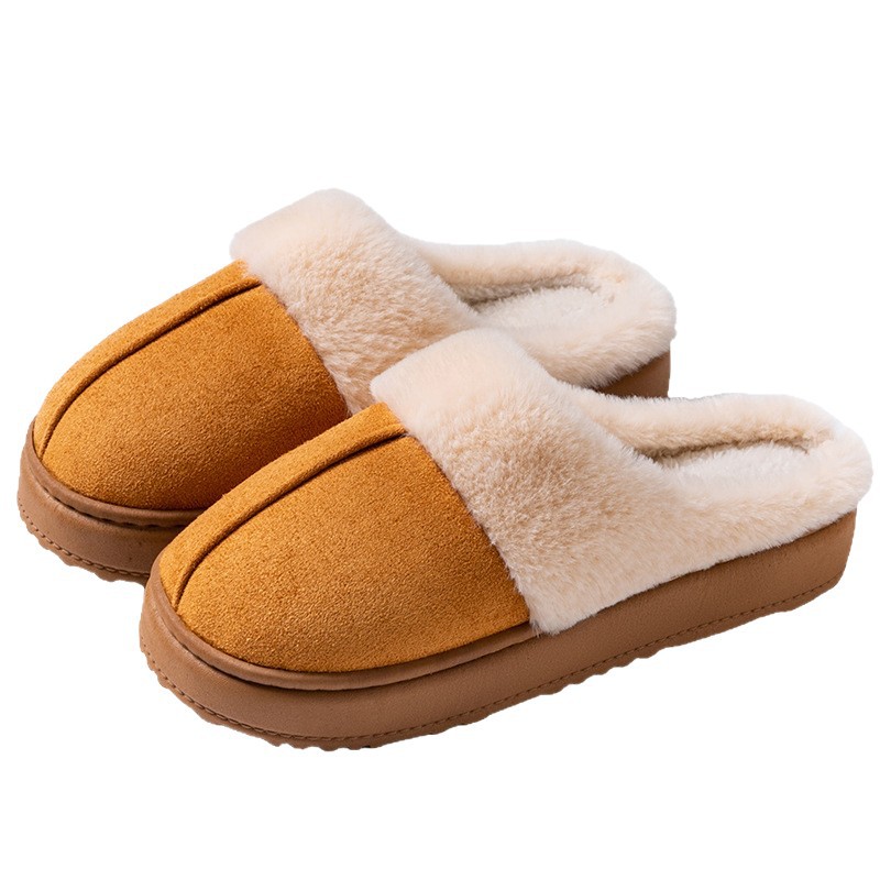 Cotton Slippers for Women Suitable for Spring Autumn Winter for Home Use Indoor Anti-slip Couple Home Warm Winter Fluffy Slippers for Men.