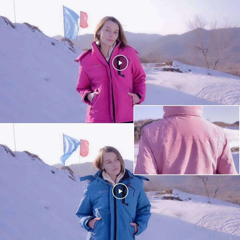 Women's Suit Winter Waterproof Snowboarding Jacket Pants Warm Fleece Snow Coat Mountain Windbreaker Female Ski Equipment