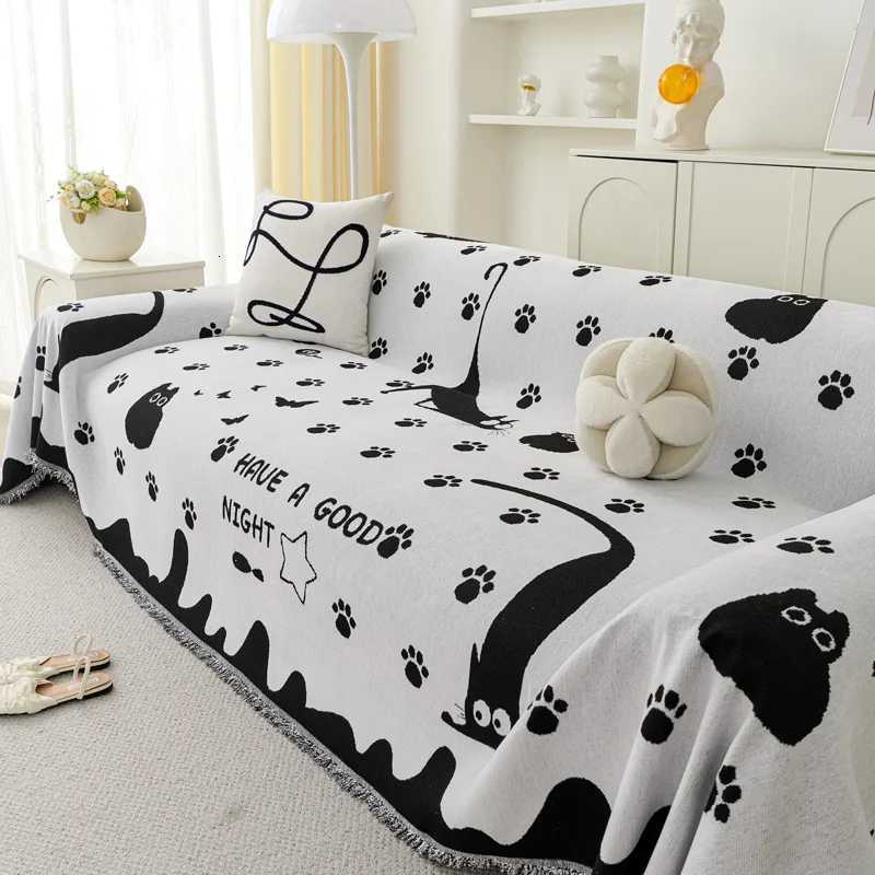 L Shape Sofa Cover Double Sided Reversible Chenille Stretch Sofa Slipcover 234 Seater Couches Home Decor C251028