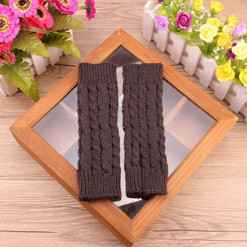 Women Hand Warmer Winter Gloves Fashion Knitting Faux Wool Mitten Warm Fingerless Glove Gants Femme women gloves 251029
