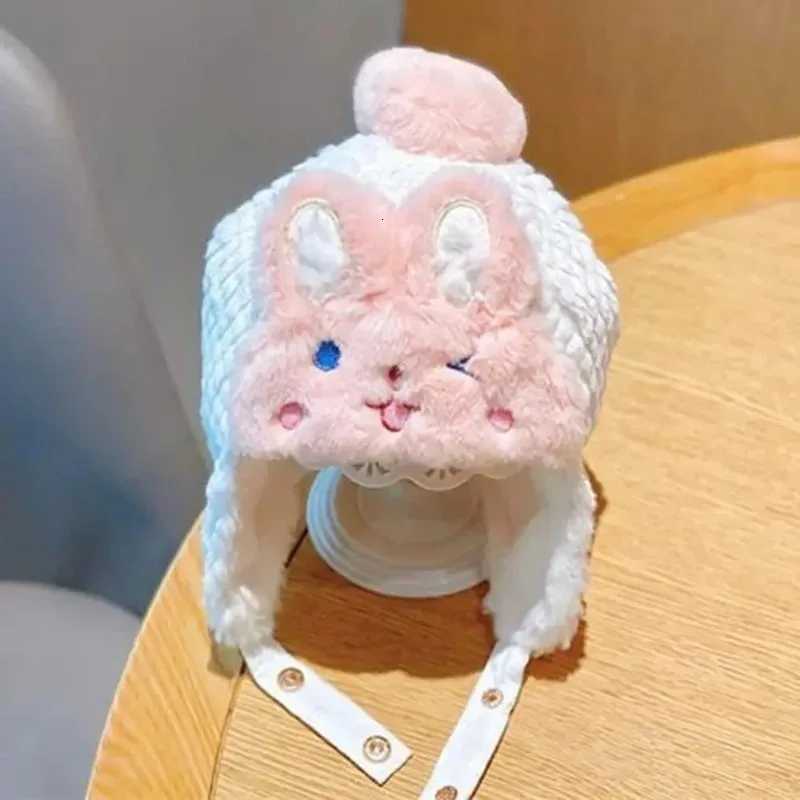 124PCS Baby Winter Hat Fleece Lined Ear Protection Earflap Cap for Toddler Girls Warm Cute Winter Beanie for Baby Girls251028