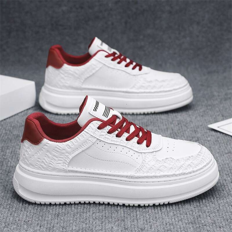 Men's Autumn 2025 New Fashion Soft Sole Shock Absorption Breathable Sports Casual Trendy Versatile White Shoes