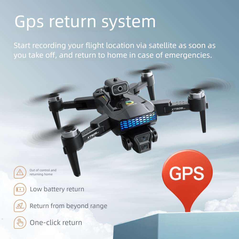 XT GPS Positioning Brushless Motor HD Dual Camera Aerial Photography Obstacle Avoidance Remote Control Aircraft Drone