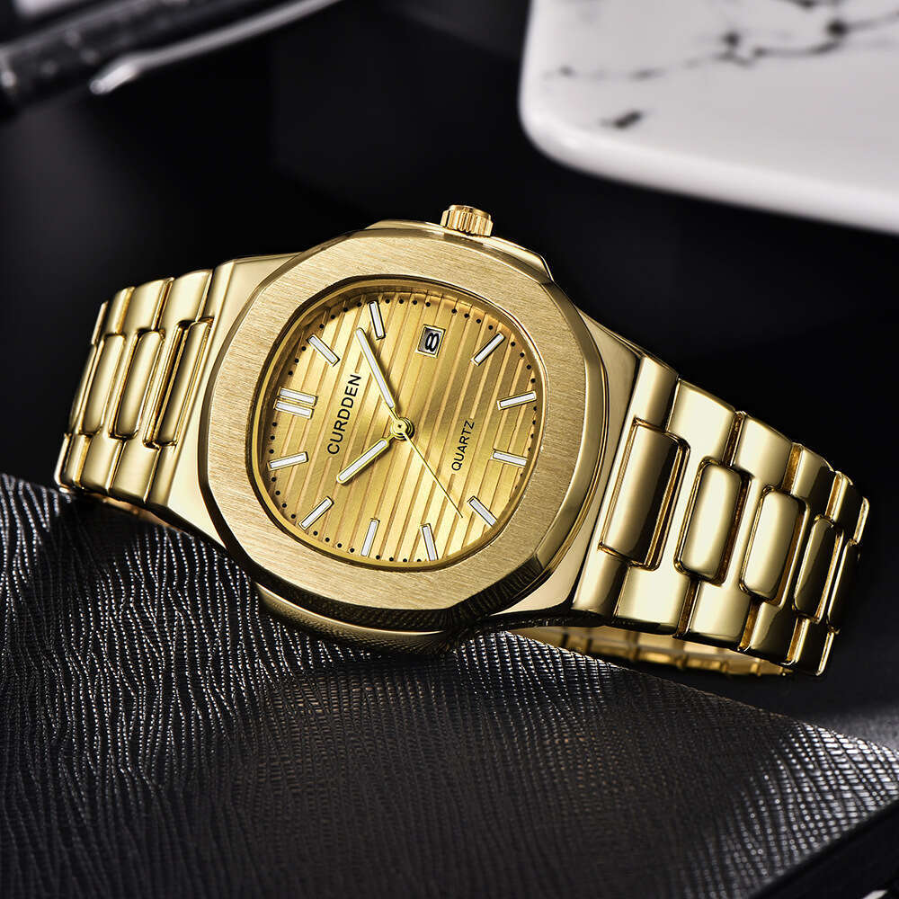 New Brand Fashion Calendar Quartz Business Men's Watch