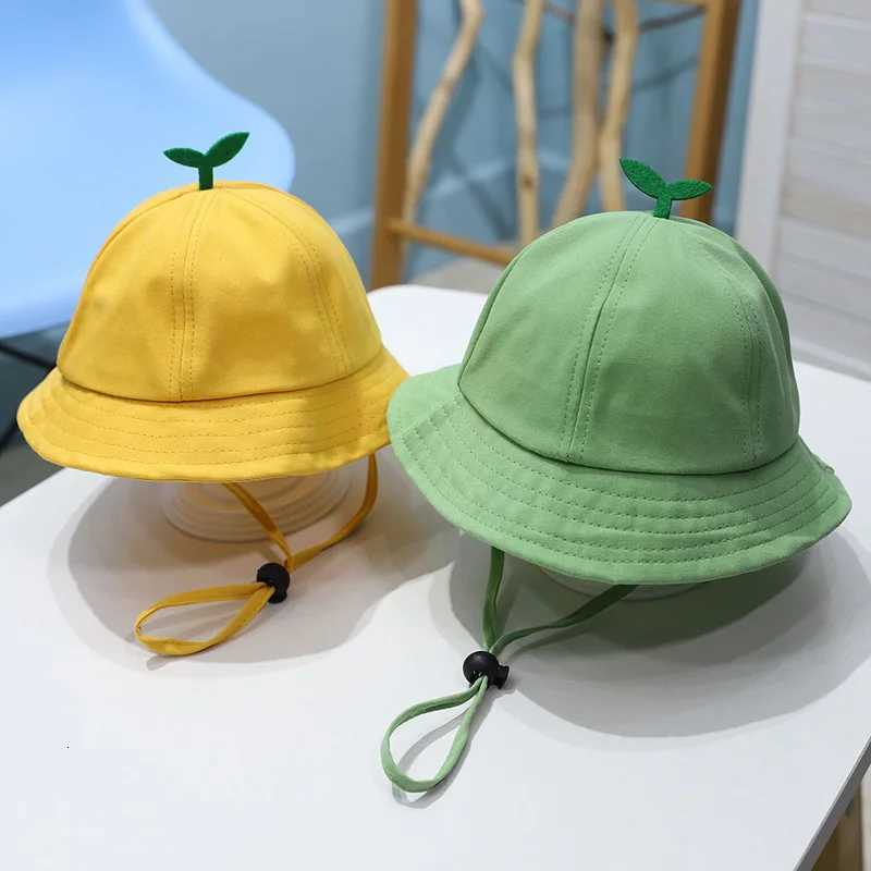 38 Years Old Childrens Hats Summer Boys and Girls Sun Protection Small Yellow Hat Baby Sun Hat Thin Fisherman Hat251028