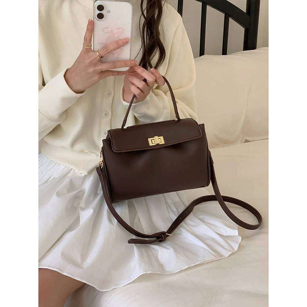 new autumn winter retro mini crossbody fashionable and casual small square bag women s versatile single shoulder