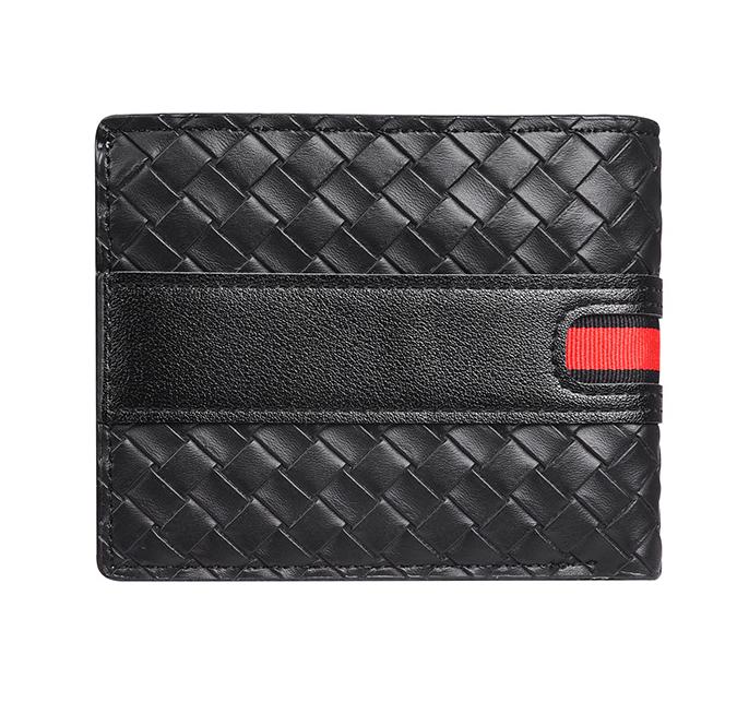 Luxury Designer Men's ultra-thin Wallets Hand Woven Multi Slot Three fold leather wallet card bag Fashionable And Simple Coin Purse For Birthday 