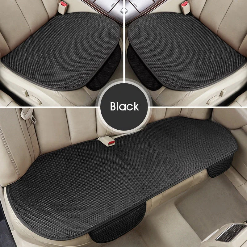 Summer Car Seat Cushion Cover Breathable Ice Silk Non Slip Auto Seat Protector Pad Men Women Universal Car Interior Accessories 251029