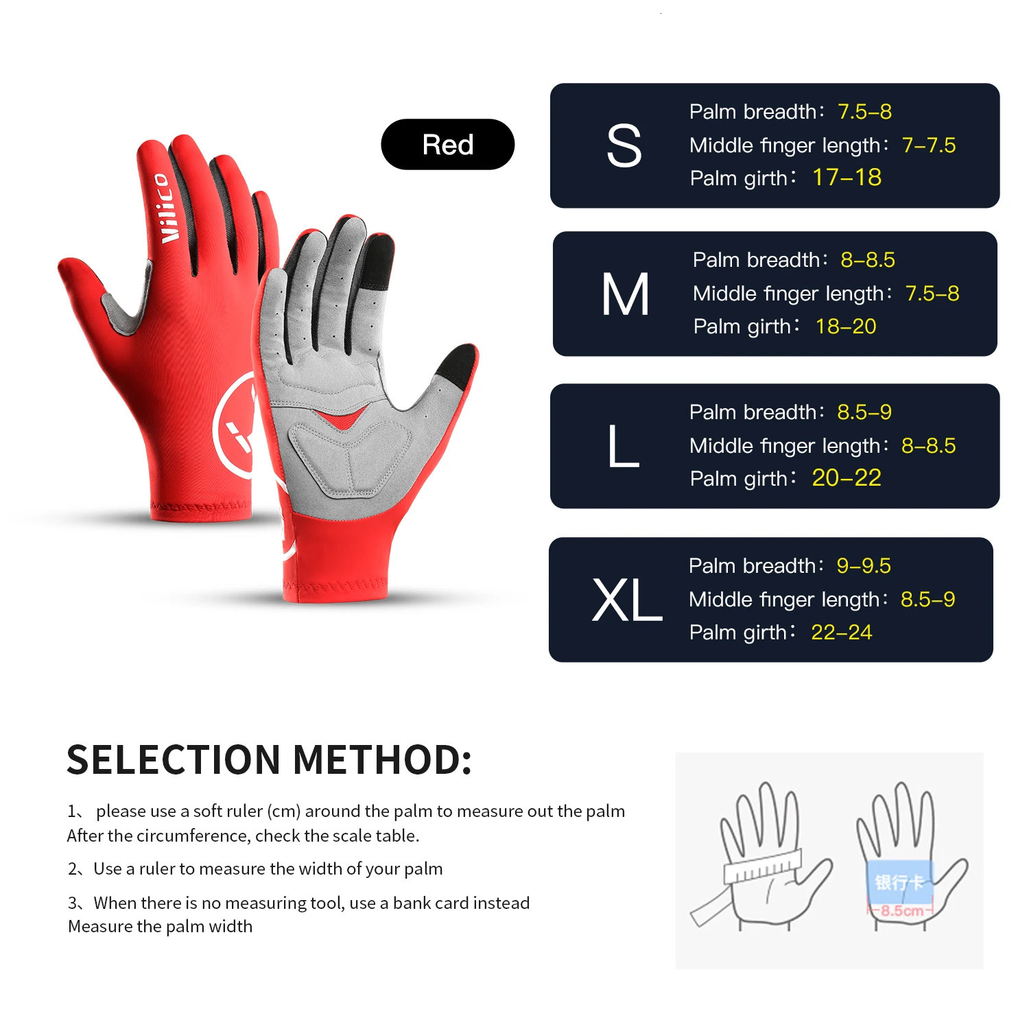 Touch Screen Long Full Fingers Half Gel Sports Cycling Gloves MTB Road Bike Riding Racing Women Men Bicycle 251013