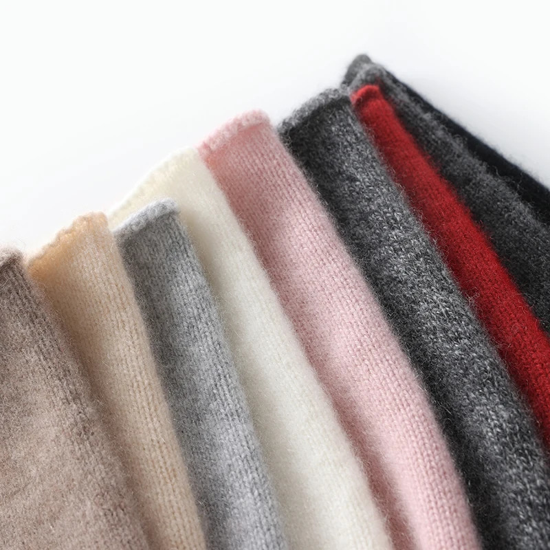 Winter Unisex 100 Cashmere Hats Outdoor Casual Keep Warm Solid Color Cashmere Knitted Beanie Hat Women Men Hedging Caps 251029