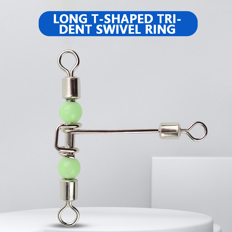 Long T-shaped trident ring connector manufacturer wholesale outdoor fishing accessories fishing gear supplies fluorescent fishing manufacturer