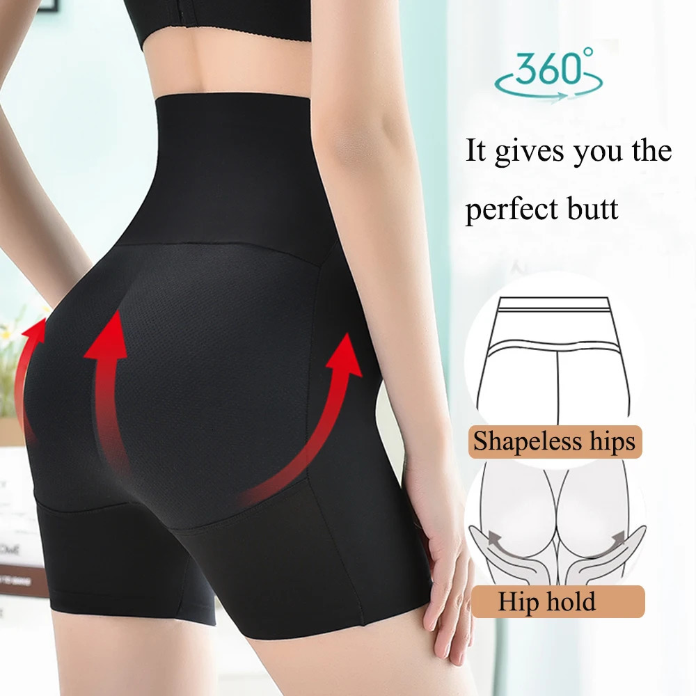 Women Shapewear Hip Enhancer Panties High Waist Body Shaper Butt Lifter Underwear 251029