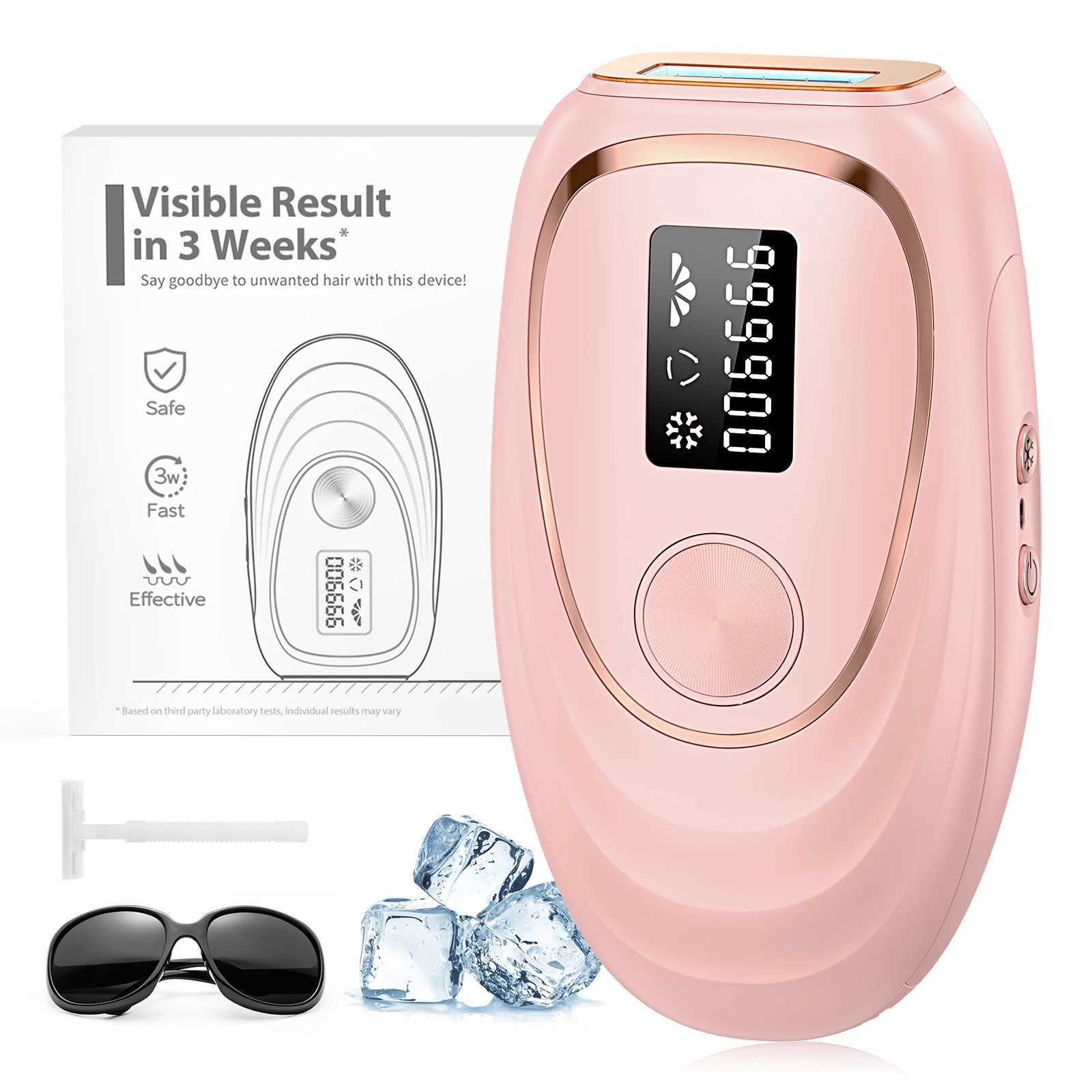 IPL Hair Laser Removal with Cooling Function Home Device 999900 Flashes 185j Pulsed Light Epilator for ArmpitsBodyMenWomen J251117