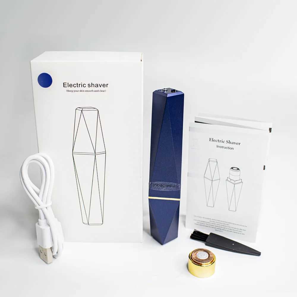 Face Bikini Line Hair Removal 3D Facial Epilator Electric Eyebrow Trimmer RaZOr Painless 360 Degree Lips Hair Expoliator J251117