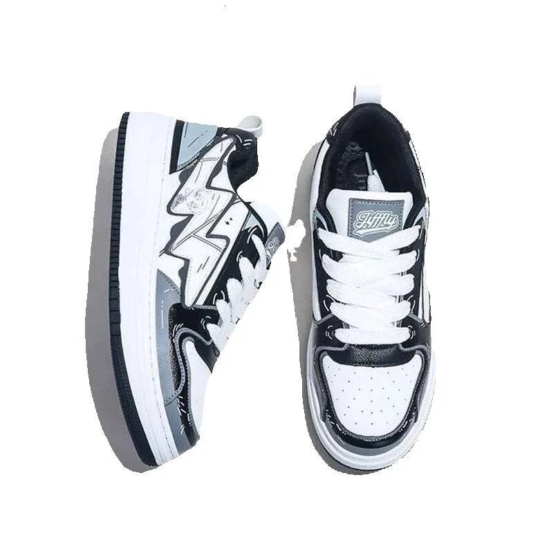 Jifffly Designer Bad Guy Collaboration Men's Sneakers Niche Ins Trend Versatile Student Sports Shoes Breathable Lightweight