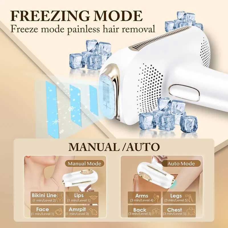 Lazer Epilator Handy Electric Depilator Ice Cooling Portable Permanent Battery Painless Ipl Laser Hair Removal J251117