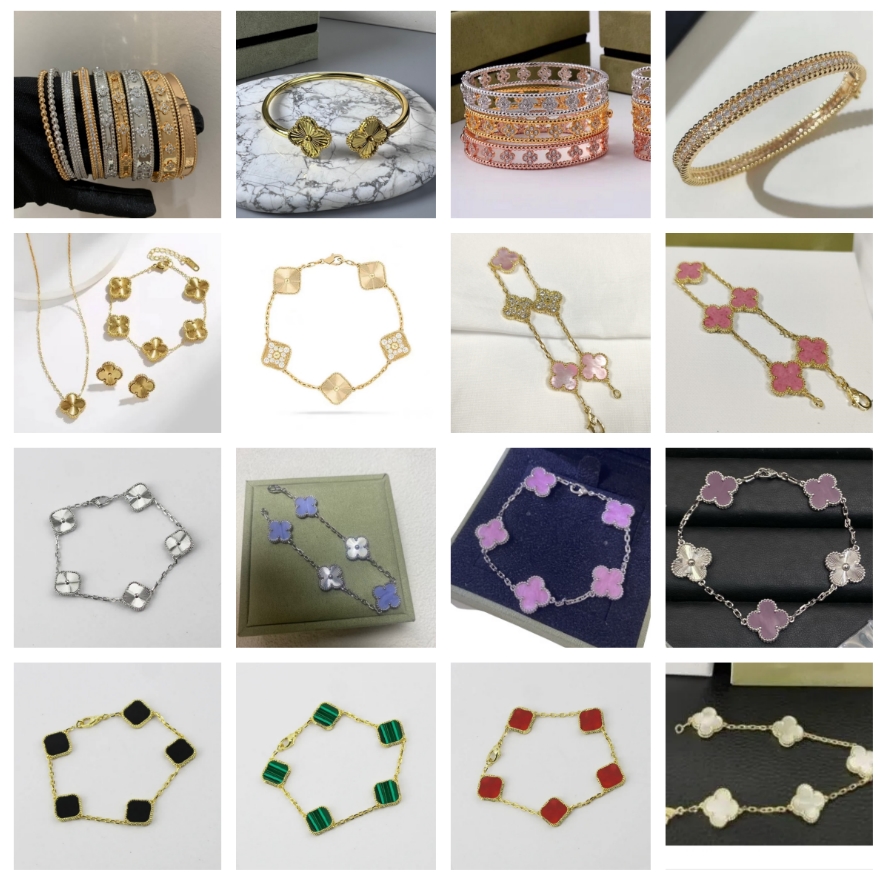 Bracelet fashion bracelets fine jewelry mother of pearl white black red lady moissanite bracelet