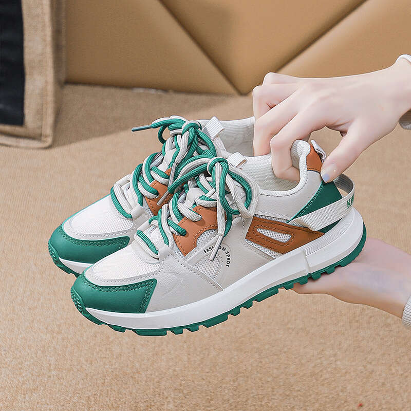 Breathable Lightweight Designer Shoe Women's 2025 Autumn All-Match Shoes Soft Thick-Soled Wear-Resistant Running Outdoor Casual Sports Shoes