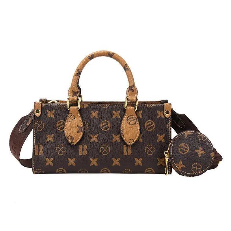 BANIS CHARM Womens Handbag 2023 New Handbag High Grade Designer Vintage Style Wide designer Shoulder Strap Crossbody Bag W251029