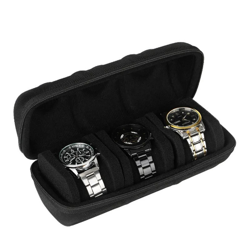 Portable Watch Storage Box Travel Cases Watch Box EVA Storage Bag For Smartwatch Wristwatch Box Organizer Watch Display Cases 251029